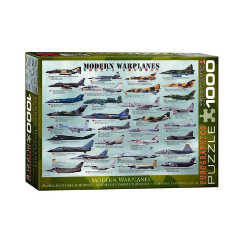 Eurographics - Modern Warplanes 1000-piece puzzle