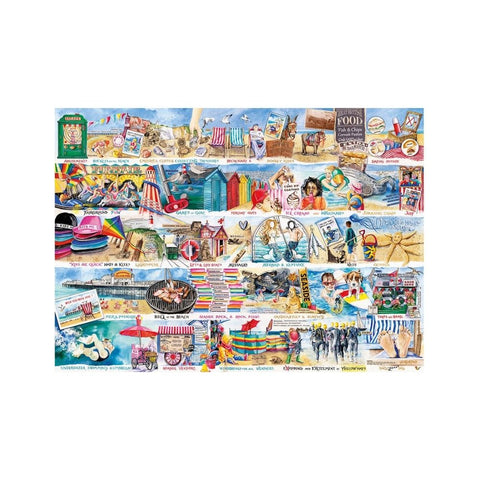 Gibsons - Deckchairs & Donkeys 1000-piece puzzle