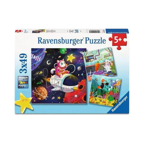Ravensburger - Animal Explorers 3x49 pieces