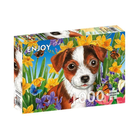 Enjoy - Puppy Garden 1000-piece puzzle