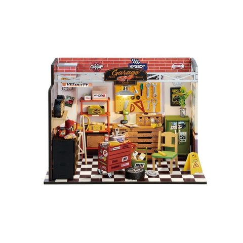 Robotime - Diy Mini House Garage Workshop