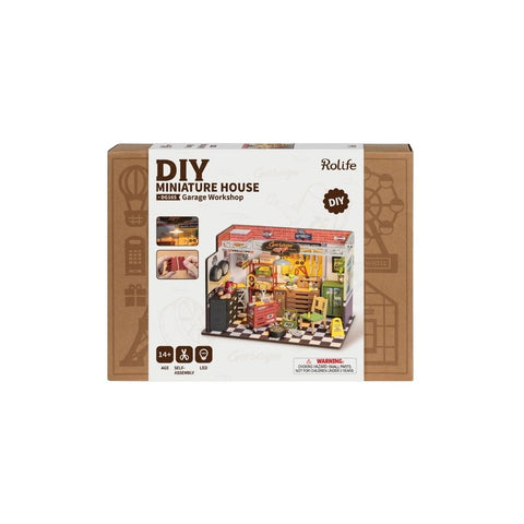 Robotime - Diy Mini House Garage Workshop