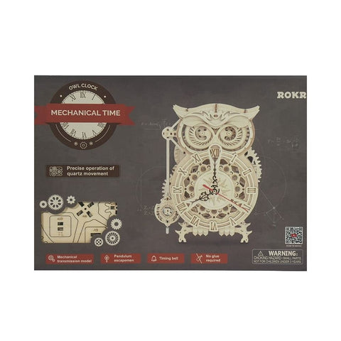 ROKR - Mechanical Time, Owl Clock