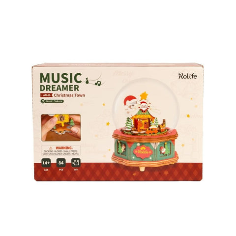Robotime - Music Box Christmas Town