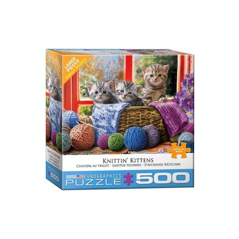 Eurographics - Knittin Kittens 500-piece puzzle
