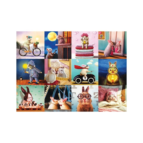 Eurographics - Funny Bunnies 1000-piece puzzle
