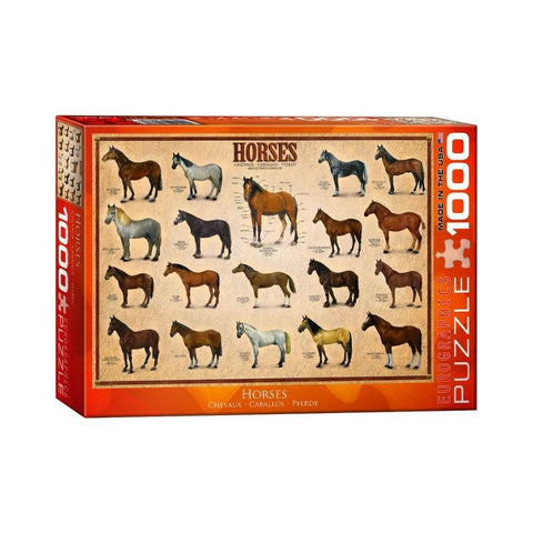 Eurographics - Horses 1000-piece puzzle