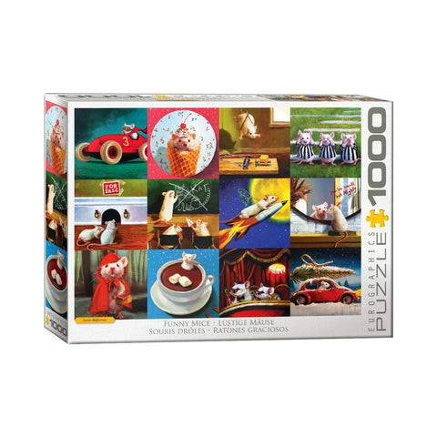 Euroghraphics - Funny Mice 1000-piece puzzle