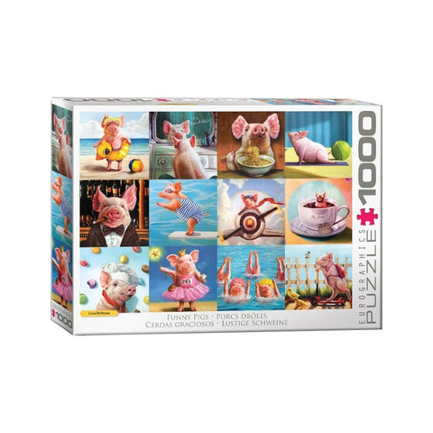 Eurographics - Funny Pigs 1000-piece puzzle