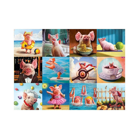 Eurographics - Funny Pigs 1000-piece puzzle