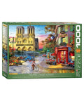 Eurographics - Notre Dame Sunset 1000-piece puzzle