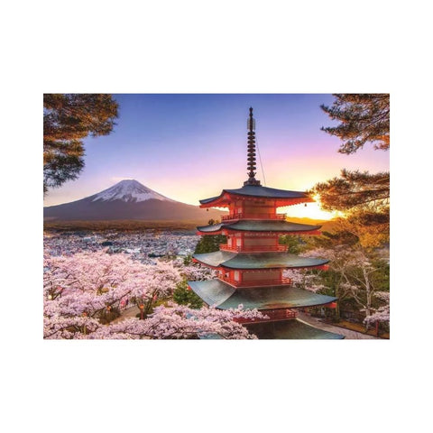 Mount Fuji Cherry Blossom View, 1000-piece puzzle