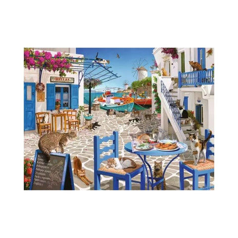 Cats Of Mykonos 1500-piece puzzle