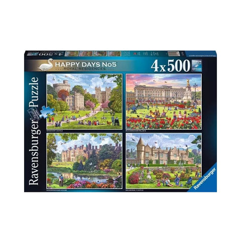 Ravensburger - Happy Days No.5 4x500 piece puzzles