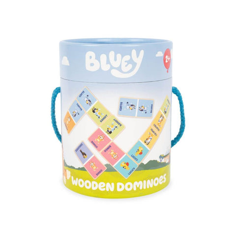 Bluey Wooden Dominoes