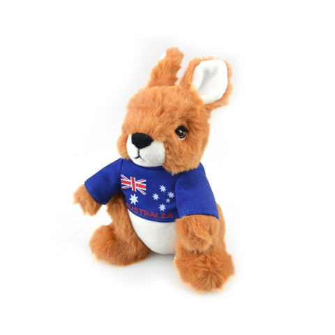 Kangaroo Bushy Tee Blue