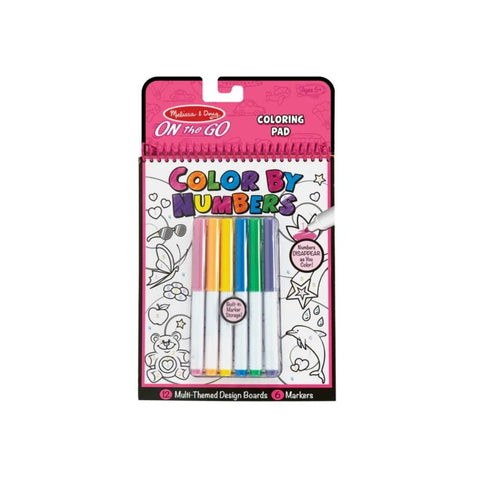Melissa & Doug - Color By Numbers - Pink