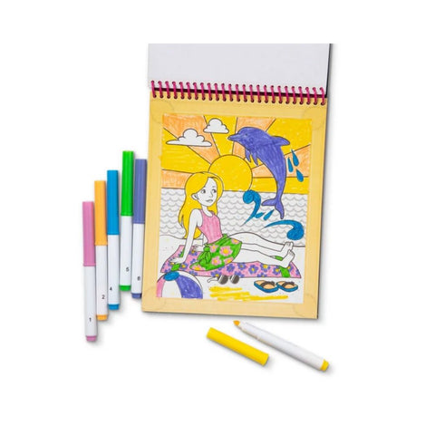 Melissa & Doug - Color By Numbers - Pink