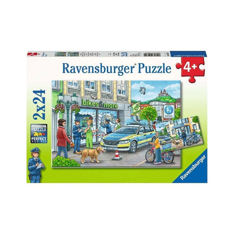 Ravensburger 2 x 24pc Puzzle Police at work!