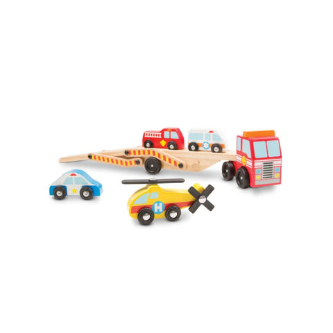 Melissa & Doug Emergency Vehicle Carrier