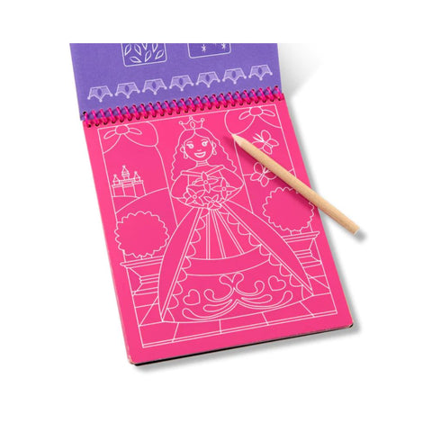 Melissa & Doug On the Go Scratch Art: Color-Reveal Pad