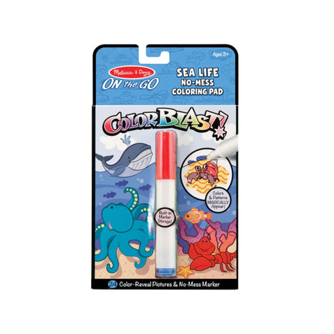  ColorBlast  Sea Life No - Mess Coloring Pad