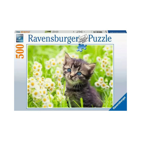 Ravensburger - Kitten in the Meadow 500 pieces