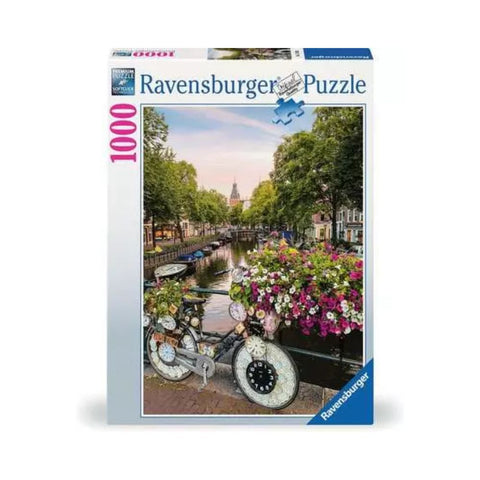 Ravensburger - Bicycle and Flowers in Amsterdam 1000 pieces