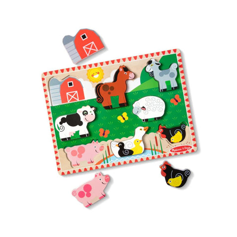 Melissa & Doug - Farm Chunky Puzzle