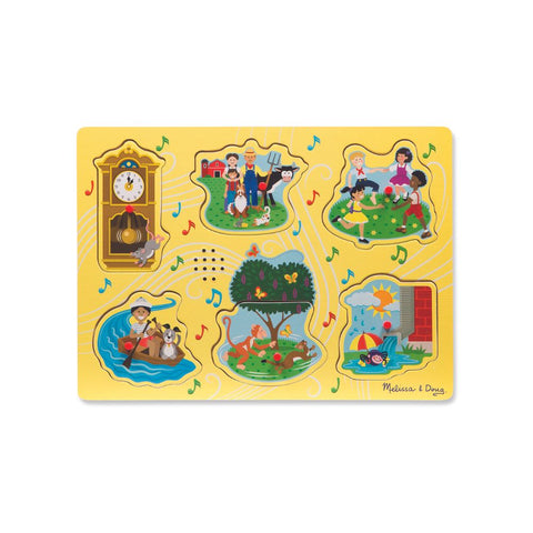 Melissa & Doug - Sing-Along Nursery Rhymes 1 Song Puzzle - 6 pieces