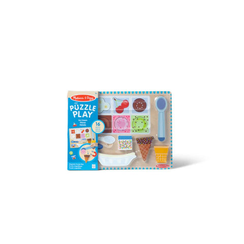 Melissa & Doug - Wooden Ice Cream Magnetic Puzzle