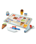 Melissa & Doug - Wooden Ice Cream Magnetic Puzzle