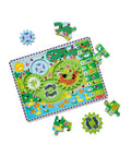 Melissa & Doug - Wooden Animal Chase Gear Puzzle