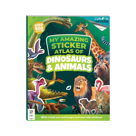 Incredible Sticker Atlas: Dinosaurs and Animals