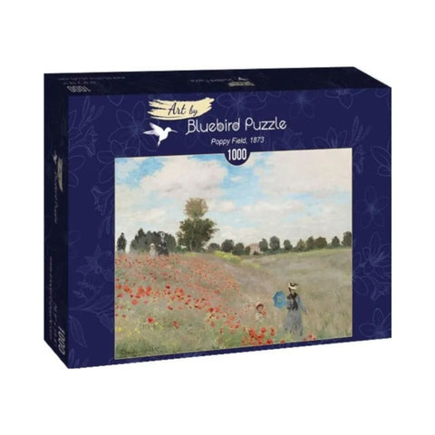 Bluebird Puzzle - Claude Monet - Poppy Field, 1873, 1000 pieces