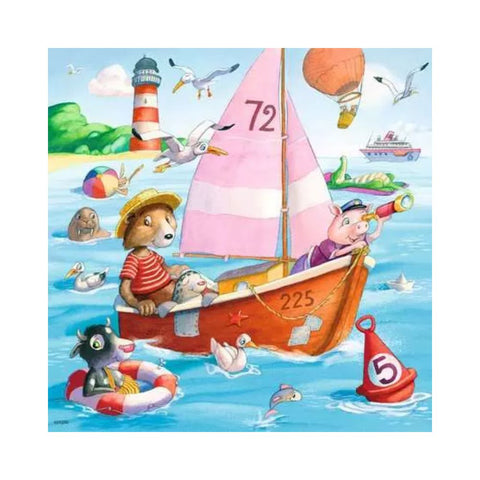 Ravensburger - Fun on the Water 3 x 49 pieces