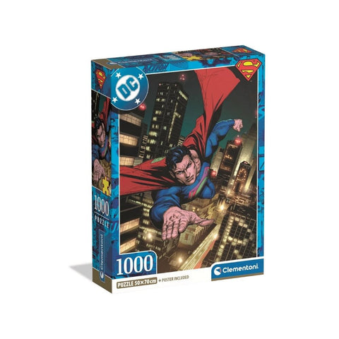 Clementoni - Puzzle Superman Design 2 1000pc puzzle