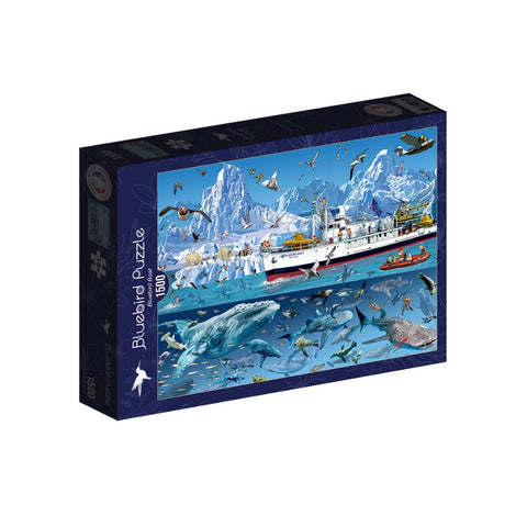 Bluebird Puzzle - François Ruyer - Arctic - Bluebird Boat, 1500 pieces