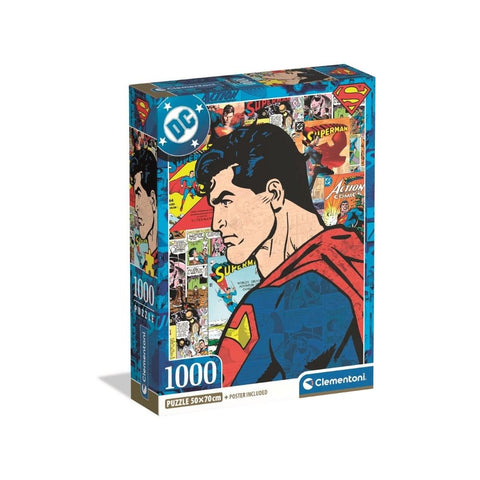 Clementoni - Puzzle Superman Design 3 1000pc 