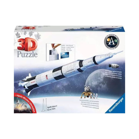 3D Apollo Saturn V Rocket 440pc