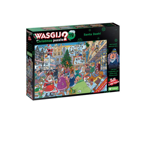 Holdson - Wasgij? Christmas No.19 - Christmas Santa Dash! 1000 pieces