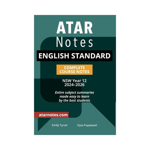 HSC Year 12 English Standard Complete Course Notes (2024-2026)