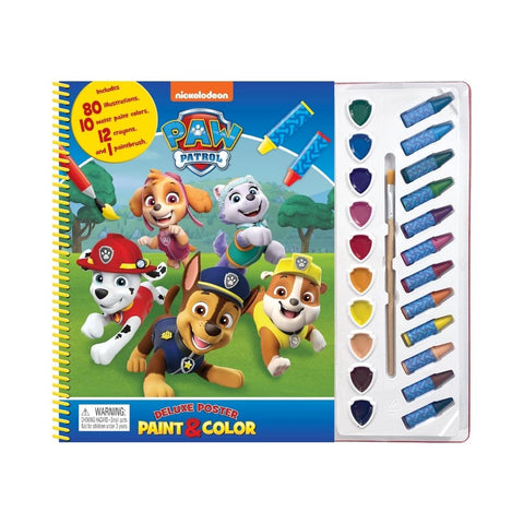 Paw Patrol - Deluxe Poster Paint & Color