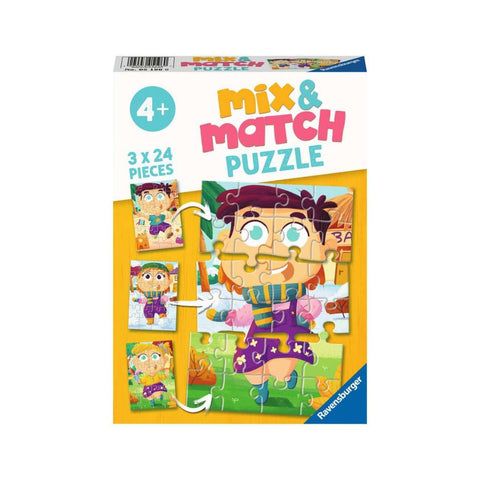 Ravensburger - Mix & Match Fashion Mix 3x24pc puzzle