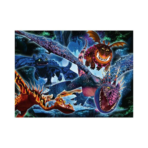 Ravensburger - How To Train Yout Dragon Shining Dragon 100pc XXL Puzzle