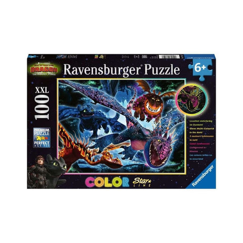 Ravensburger - How To Train Yout Dragon Shining Dragon 100pc XXL Puzzle