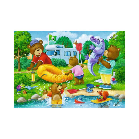 Ravensburger - Bear Family Camping Trip 2 x 24pc Puzzle