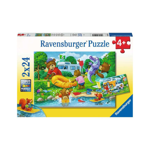 Ravensburger - Bear Family Camping Trip 2 x 24pc Puzzle