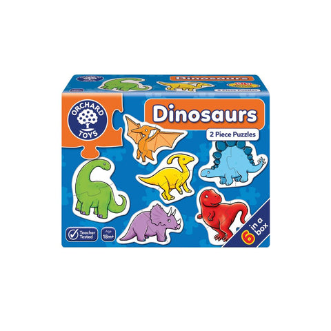 Orchard Toys Dinosaurs 2 piece puzzles