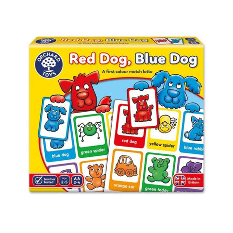 Orchard Toys Red Dog, Blue Dog